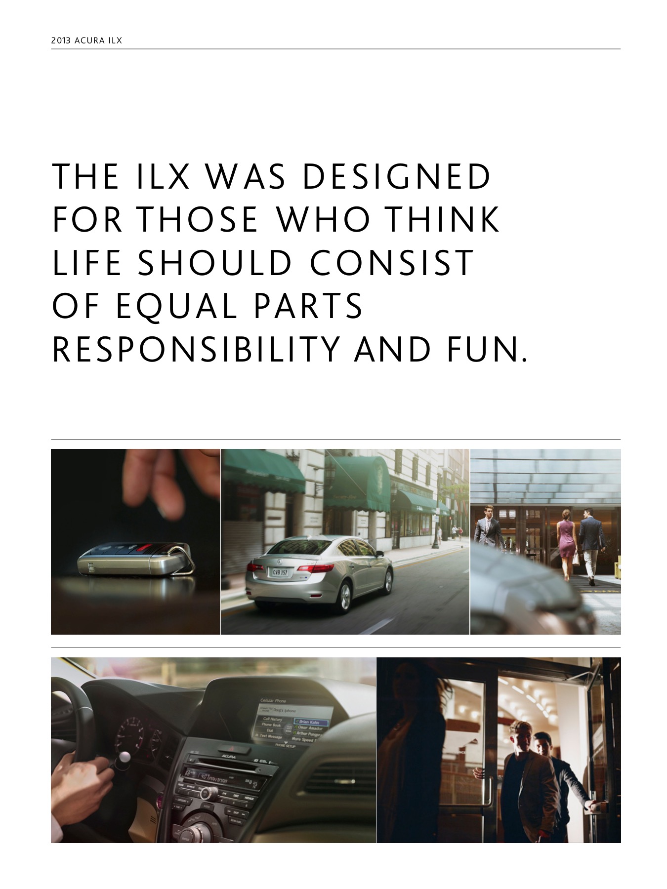 2013 Acura ILX Brochure Page 9